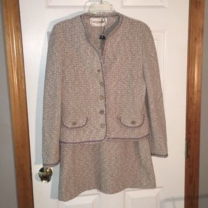 VINTAGE CASTLEBERRY KNIT SUIT